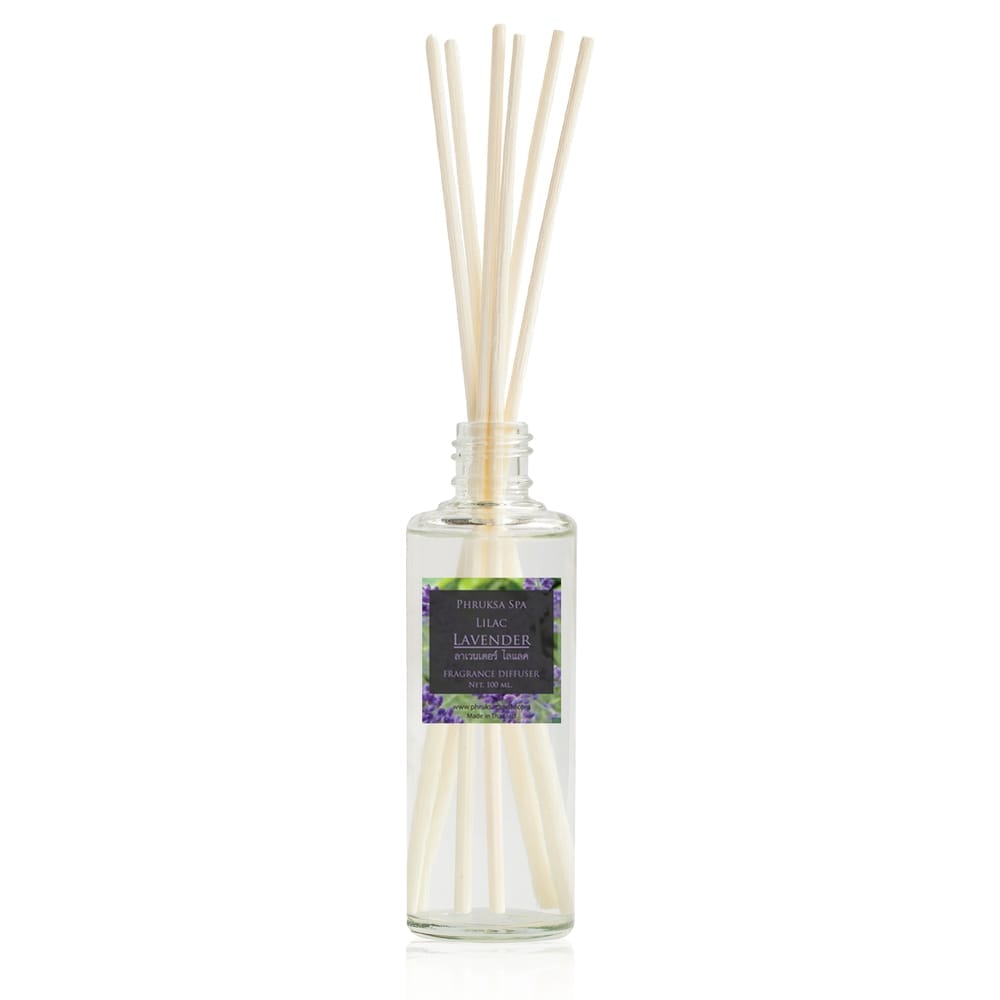 ก้านไม้หอมปรับอากาศ PHRUKSA SPA รีฟิล ขนาด 100 มล.  กลิ่น LAVENDER LILAC